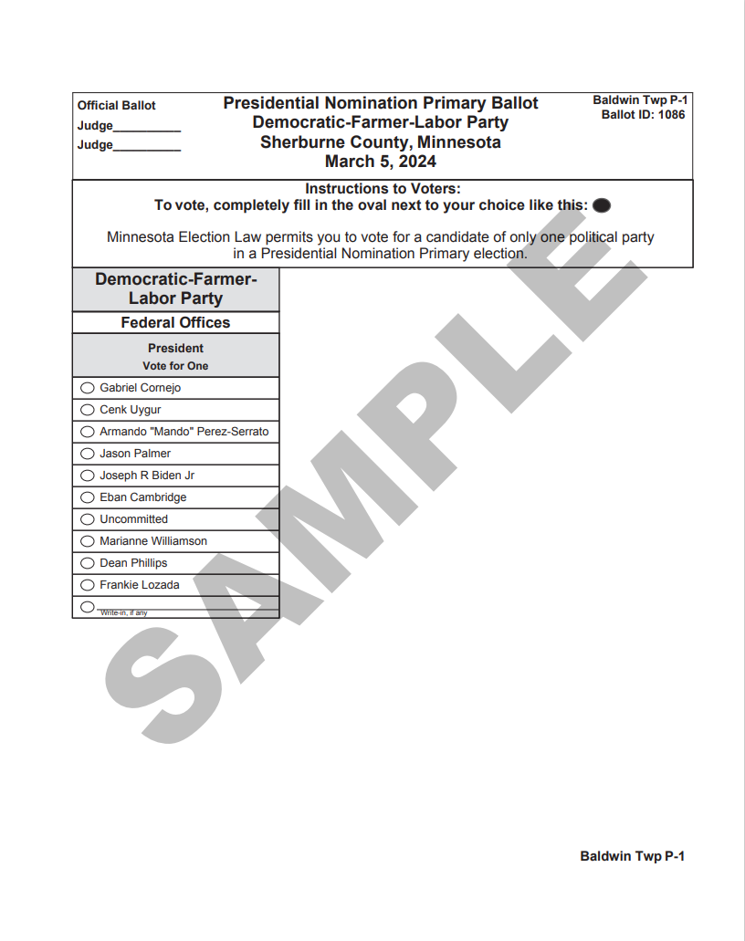 Baldwin Township MN Election Information Baldwin Township MN